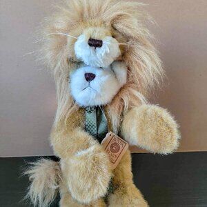 Boyds Bears MELVIN SORTALION Winding Music Box Lion Bear Great Condition